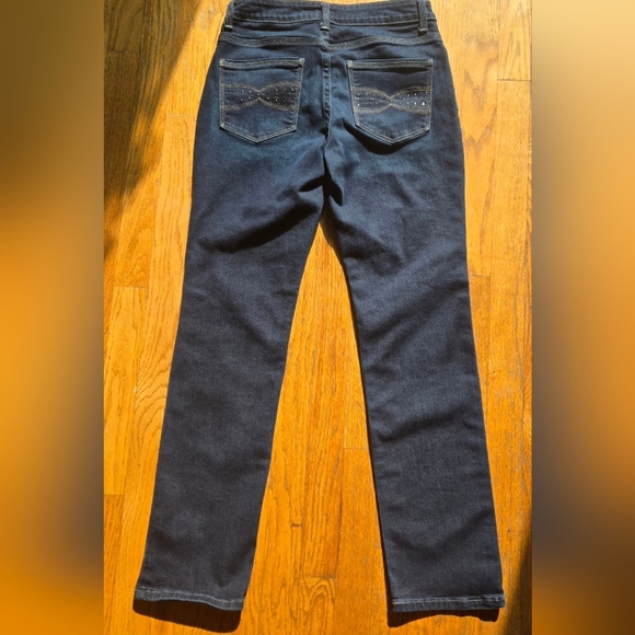 LEE, Women's Dark Blue Jeans. Size 6 (M) - Picture 11 of 12